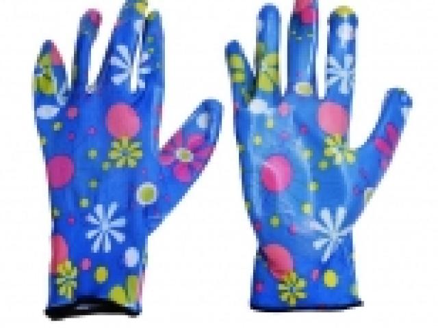 Перчатки садовые UGO LOKS полиэстер нитрил размер L, 