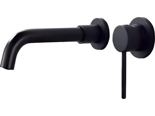 Смеситель для умывальника Orange Karl черный встраиваемый однорычажный, 