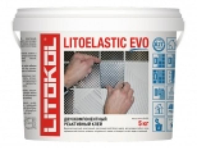 Клей плиточный LITOKOL Litoelastic Evo 5кг для мозаики, 