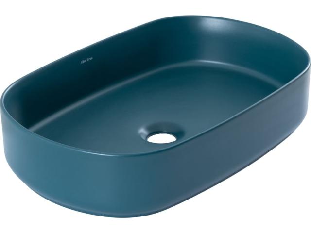 Раковина ALLEN BRAU 4.11022.PT FANTASY овальная керамика раковина накладная бирюзовая, 