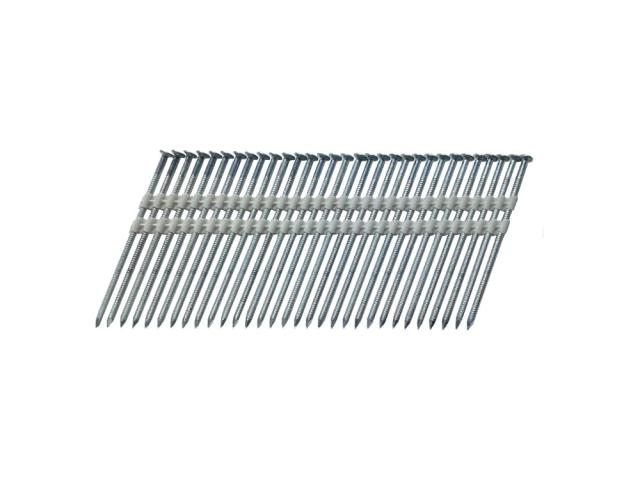 Гвозди реечные BlackWeld 21 градус кольцевые 4500 шт. 80 мм прочные строительные гвозди для каркасо, 