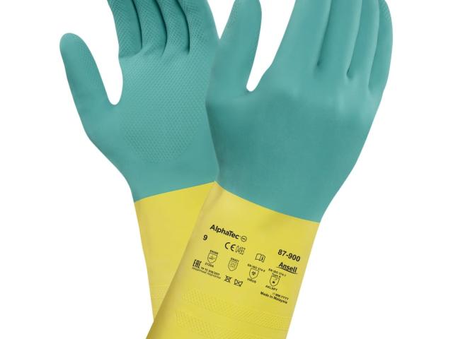 Перчатки Ansell AlphaTec 87-900 размер 8 12 пар, 