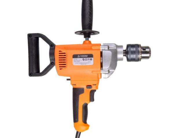 Дрель Вихрь Д-1000М миксер мощность 1000 Вт крутящий момент 130 Нм, 