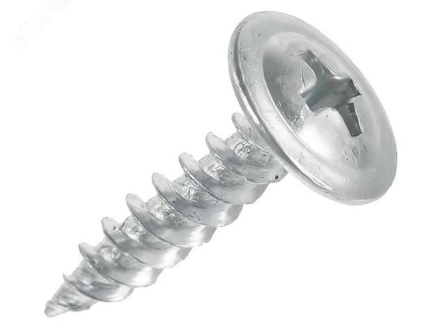 Саморез металл-металл 4.2х25 острый с прессшайбой 100 шт, 