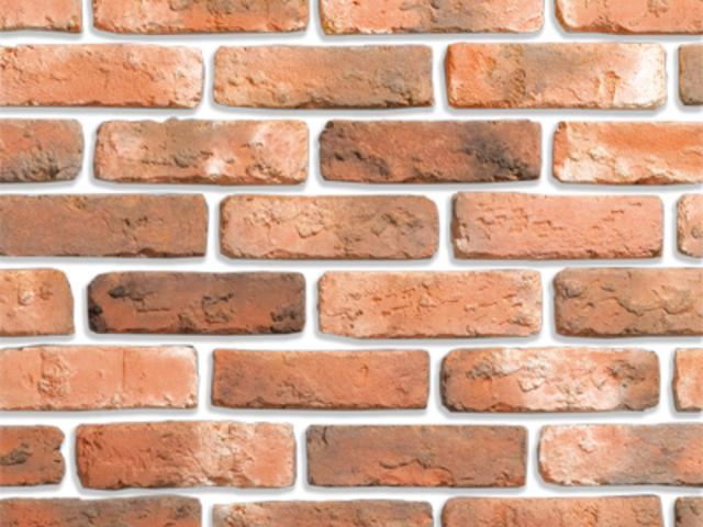 Кирпич декоративный Kamrock Античный кирпич 32380 красно-песочный, 