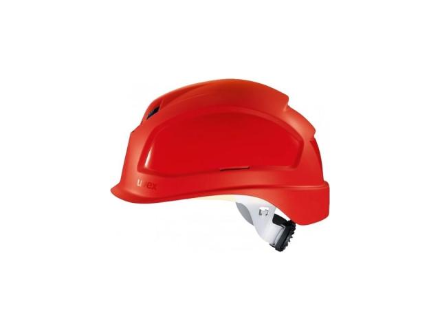 Каска Uvex Феос B-S-WR с храповым механизмом, красная, 