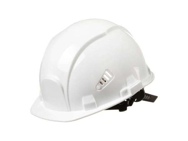 Каска TOPFORT СТАНДАРТ 101 белая для защиты головы, 