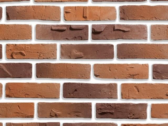 Кирпич декоративный KR Professional Клинкерный тычковый 39270 светло-коричневый, 