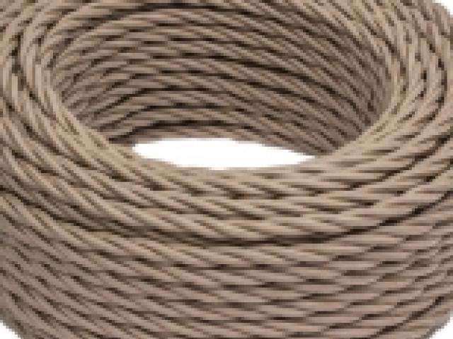 Кабель витой BIRONI 3х1,5мм 50м матовый капучино — надежный электрокабель для дома и офиса, 