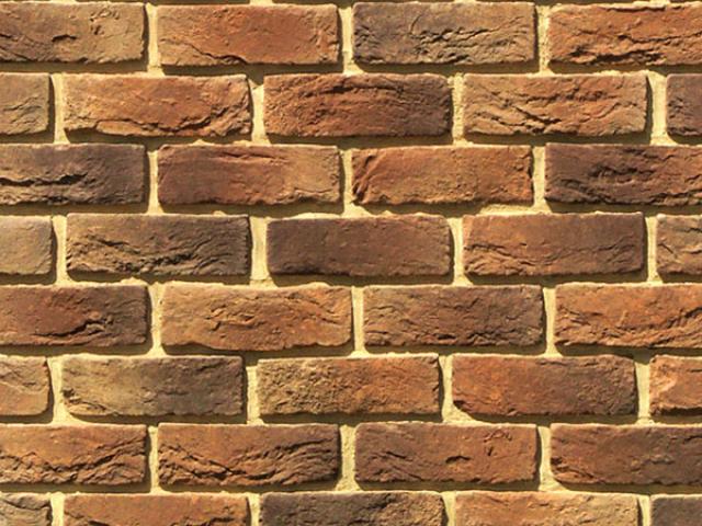 Кирпич декоративный White Hills Бремен Брик 308-40 темно-коричневый, 