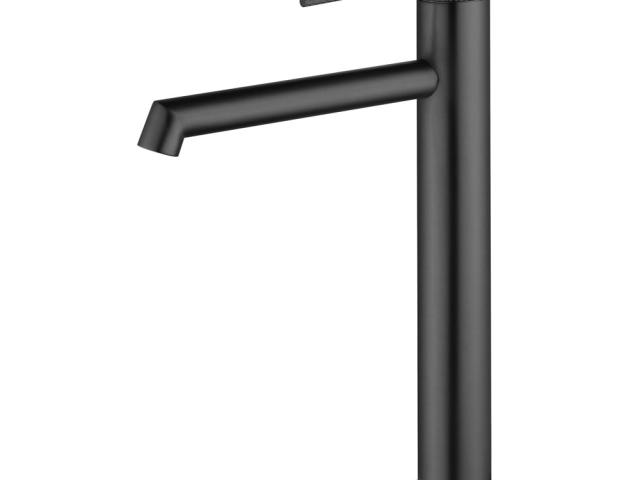 Смеситель для раковины VINCEA однорычажный вороненая сталь VBF-2RM2GM, 