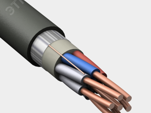 Кабель контрольный КВВГЭнгА-LS 7х2.5 медь изоляция ГОСТ, 