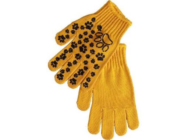 Перчатки строительные ARCHIMEDES 91985 хлопчатобумажные с ПВХ рисунком, размер 6, 