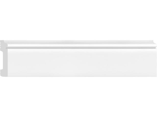 Плинтус напольный DECOMASTER D005-117ДМ белый влагостойкий 79x13 мм 2400 мм, 