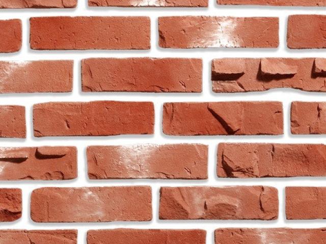 Кирпич декоративный KR Professional Клинкерный 39290 тычковый светло-красный, 