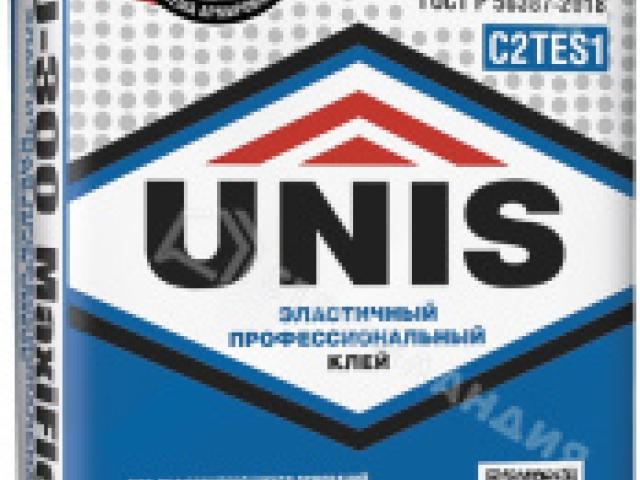 Клей плиточный UNIS Uniflex U-300 25 кг для внутренних и наружных работ, 
