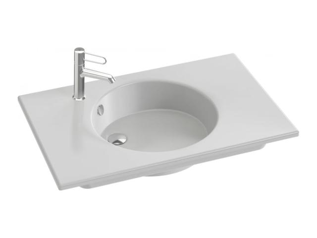 Раковина-столешница JACOB DELAFON ODEON EXAW112-Z-00 80 см современная керамическая, 