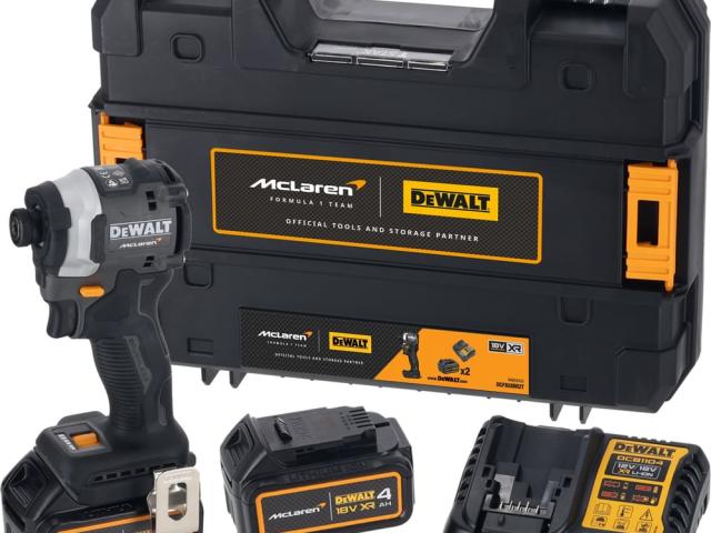 Шуруповерт Dewalt McLaren Limited Edition DCF85MM2T, 18 В, 205 Нм, 
