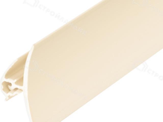 Плинтус кухонный IDEAL слоновая кость 3 м из ПВХ для столешниц, 
