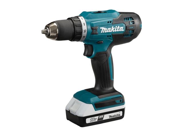 Дрель-шуруповерт Makita G-серия 18 В, 42 Нм, 2 аккумулятора, 