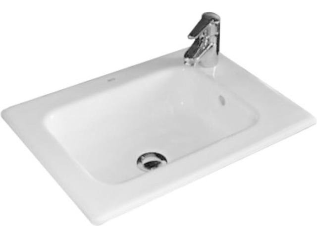 Раковина Roca Z_DEBBA 450x370x160 мм встраиваемая с антибактериальным покрытием белая, 