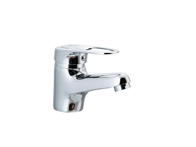 Смеситель для раковины однорычажный Ekko E10104 хром надежный и стильный, 