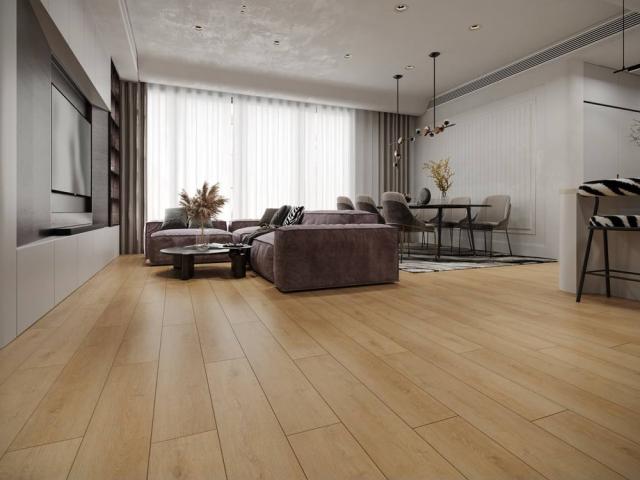 Ламинат EVOFLOOR Spc Home Oak Honey 1220x183x4 мм для жилых помещений, 