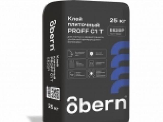 Клей плиточный OBERN Proff 25кг для внутренних и наружных работ, 