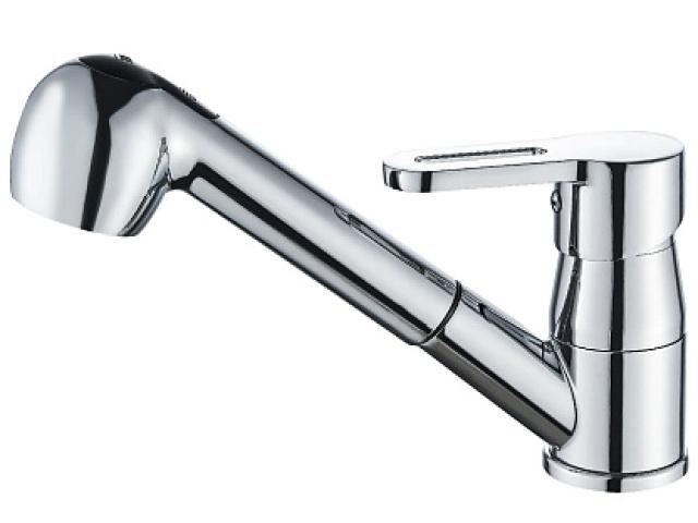 Смеситель для кухни Maxonor MN6075 однорычажный с выдвижным изливом, 