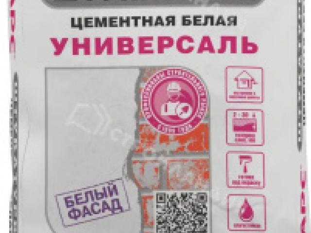 Штукатурка цементная БОЛАРС Универсаль 25 кг для стен и потолков, 