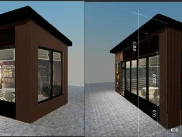 Проект павильона, Москва