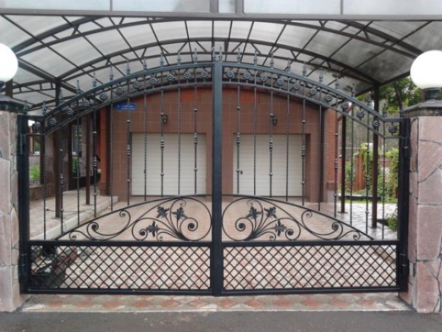 Ворота кованые, ворота калитка заказать, ворота ковка холодная, калитки под заказ, Барнаул