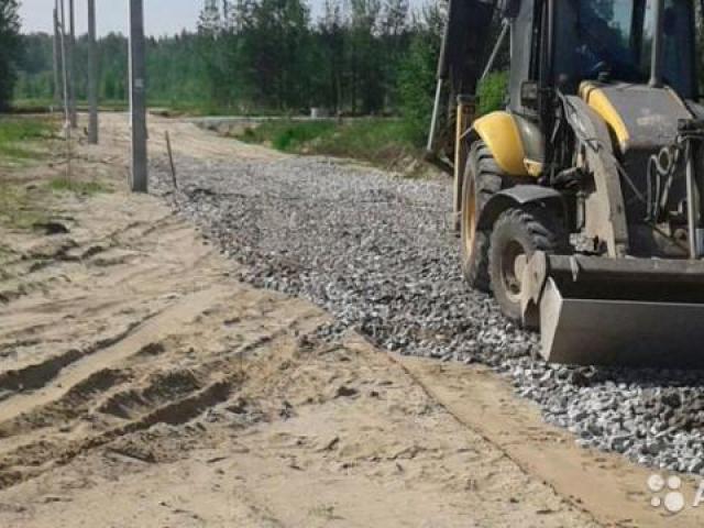 Отсыпка, поднятие участков и временных дорог, Санкт-Петербург