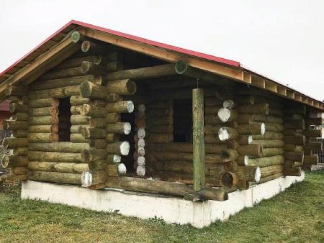 Сруб Бани из бревен 6х6 м доставка и установка, Минск