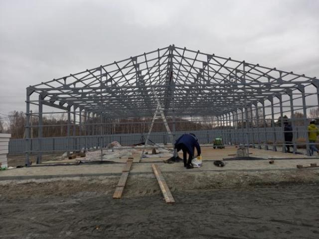 Строительство металлических гаражей, СТО, ангаров, под ключ, Новосибирск
