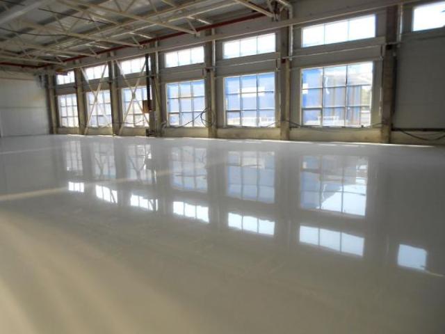 Беспылевые промышленные бетонные полы, Новосибирск