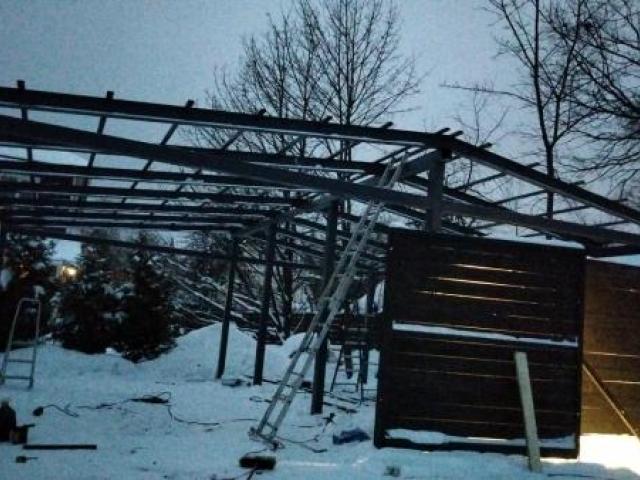 Козырьки и навесы из профлиста и поликарбоната, Щёлково