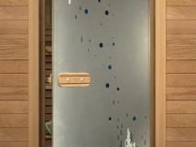 Дверь для сауны с рис. девятый вал, Тюмень