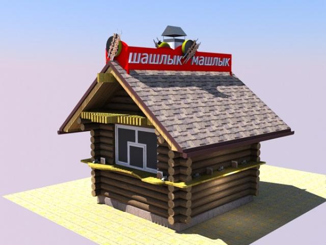 Деревянные киоски с мангалом., Ростов-на-Дону