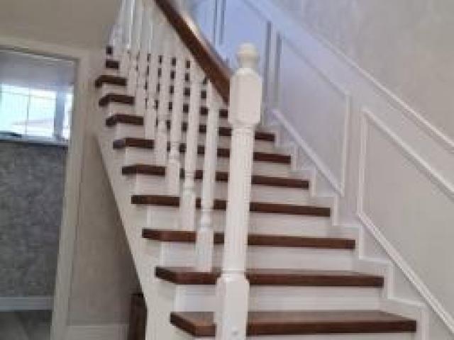 Изготовление лестницы из берёзы, Барнаул