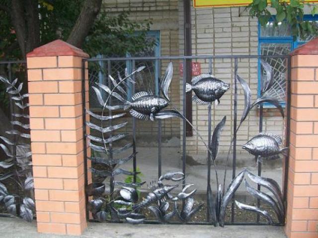 Заборные секции скульптурные, Белореченск