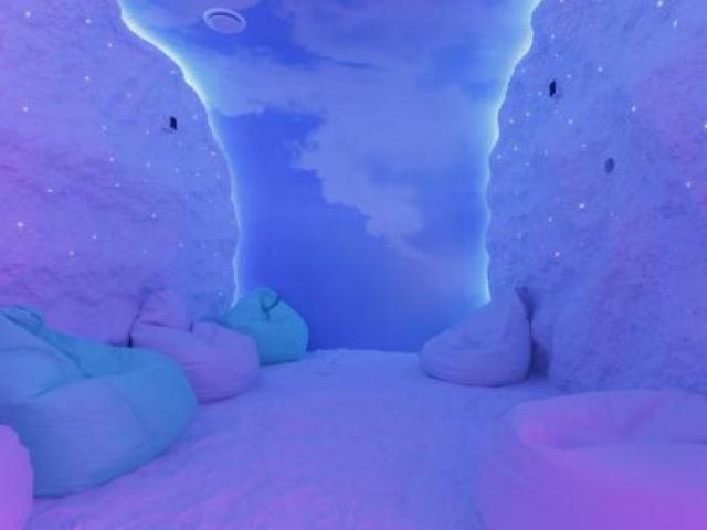 Отделка соляной комнаты, пещеры, Калуга