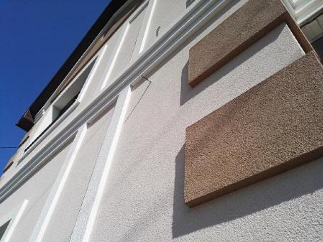 Отделка фасада здания декоративной штукатуркой, Ростов-на-Дону