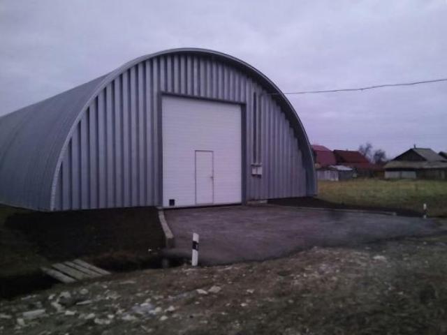 Ангар по бескаркасной технологии - зерносклады, овощехранилища, гаражи, Челябинск
