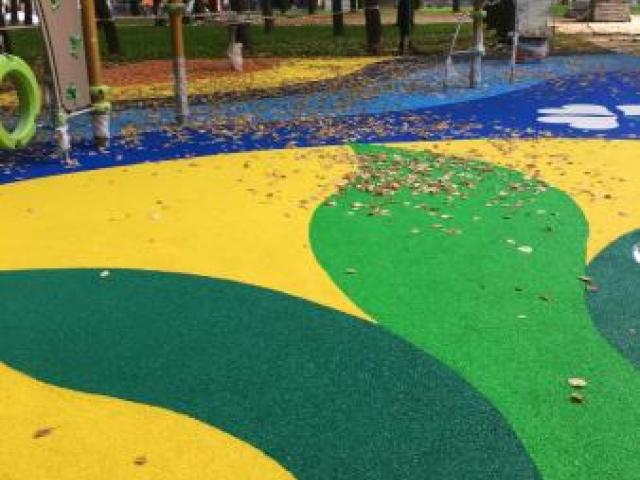 Бесшовное резиновое покрытие под ключ, Москва