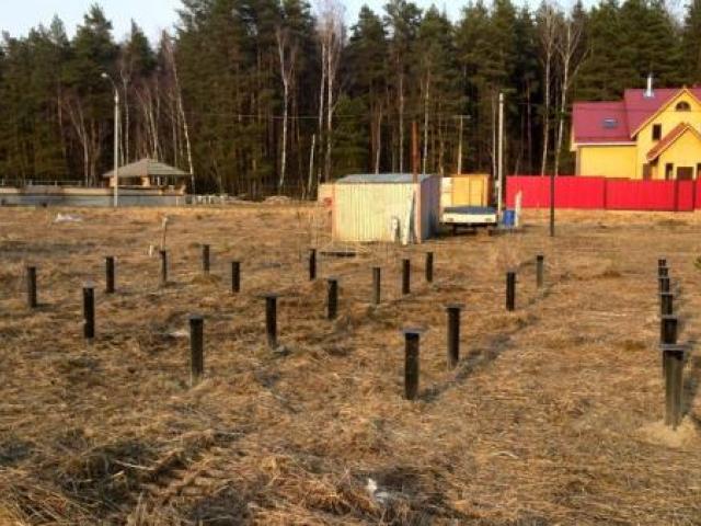 Фундамент на сваях установим в Кореличах и рн, Гродно