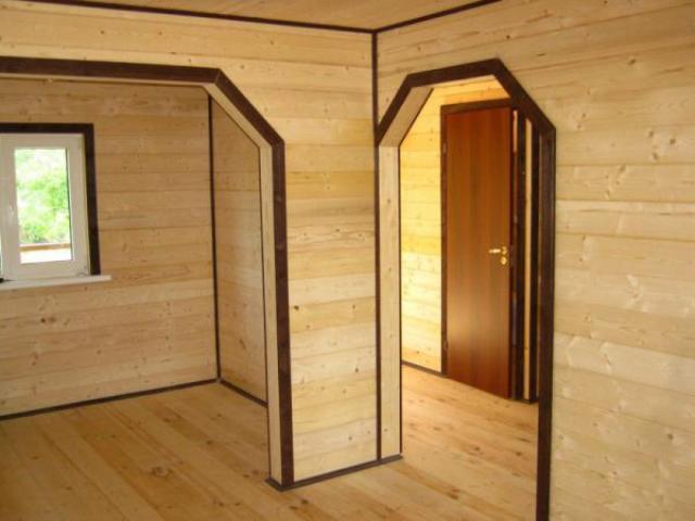 Внутренняя отделка домов и бань., Можайск