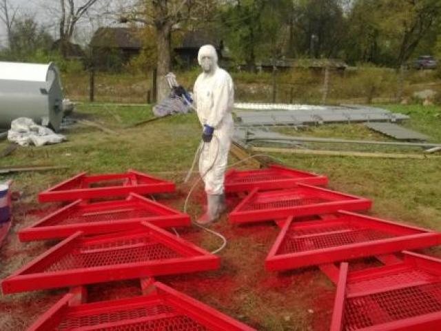 Окрашивание металлоконструкций, Хабаровск