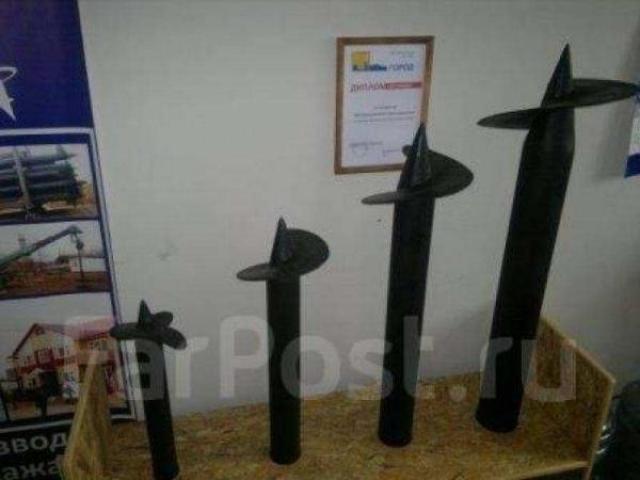 Производство и монтаж винтовых свай во Владивостоке, Владивосток