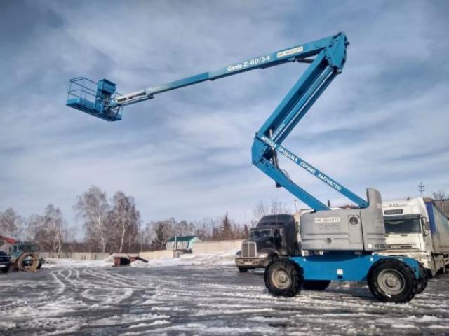 Аренда ножничного дизельного самоходного подъемника 18 м, Санкт-Петербург